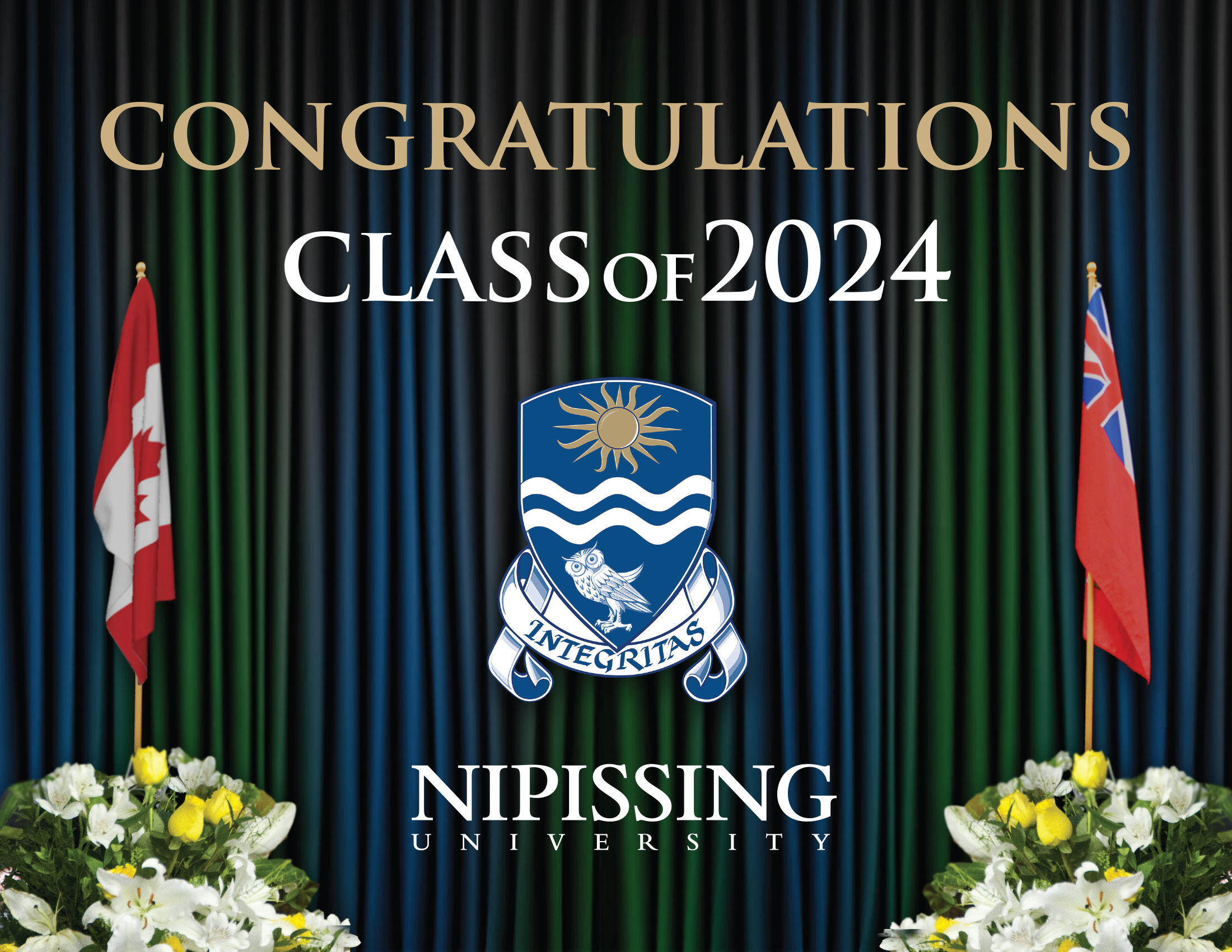 Congratulations Class of 2024 sign