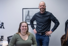 Alessia Montroy and Dr. Graydon Raymer