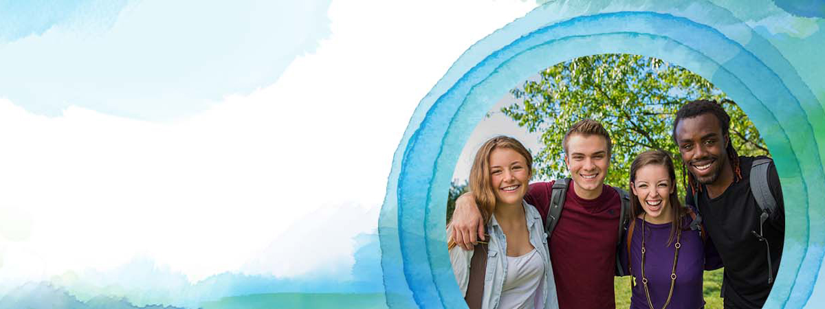 watercolour with students