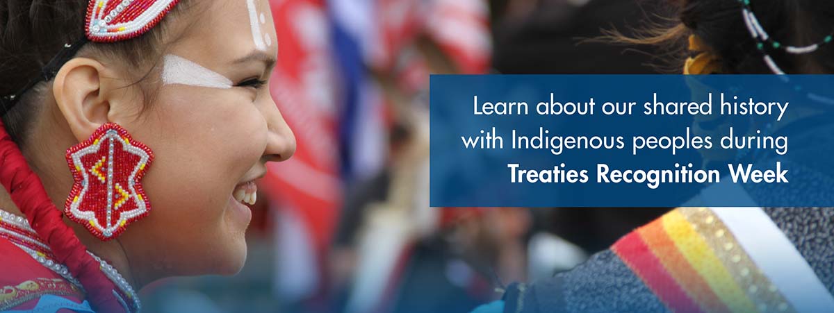 Learn about our shared history with Indigenous peoples during Treaties Recognition Week.