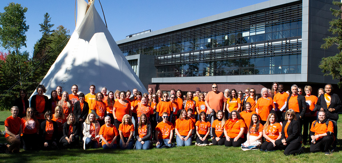 Orange Shirt Day at Nipissing University