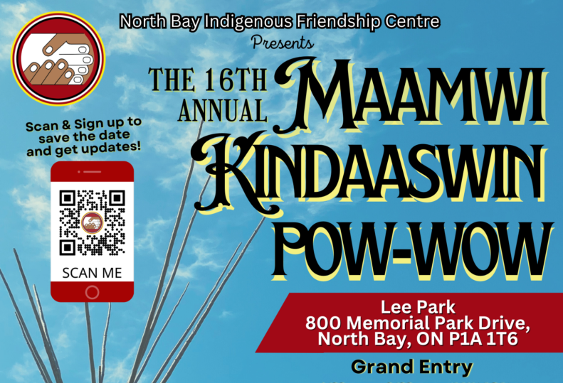16th Annual Maamwi Kindaaswin Pow-Wow poster