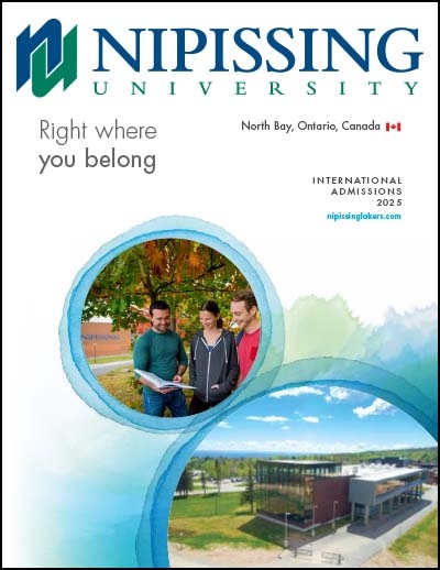 Nipissing University International Student Guide cover