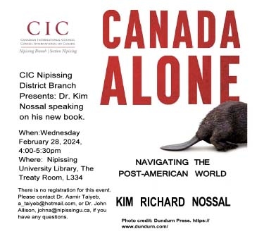 CIC Nipissing Canada Alone poster