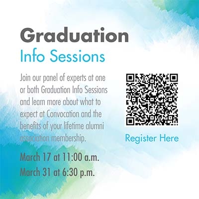 Graduation Information Sessions