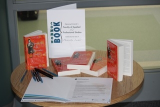 Photo of books on a table