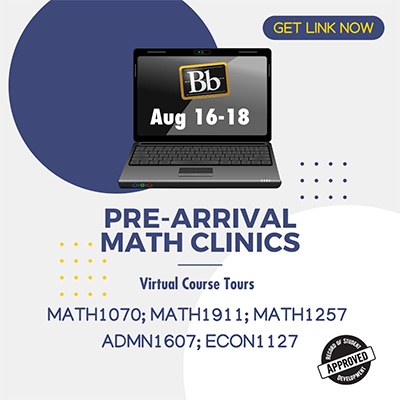 pre-arrival math clinics