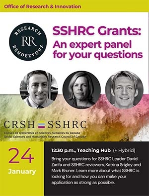 SSHRC Grants: Finding Funding poster