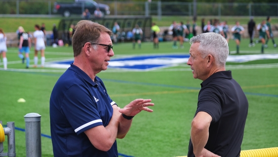 Chancellor Dr. Scott Russell and President Dr. Kevin Wamsley