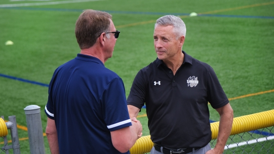 Chancellor Dr. Scott Russell and President Dr. Kevin Wamsley