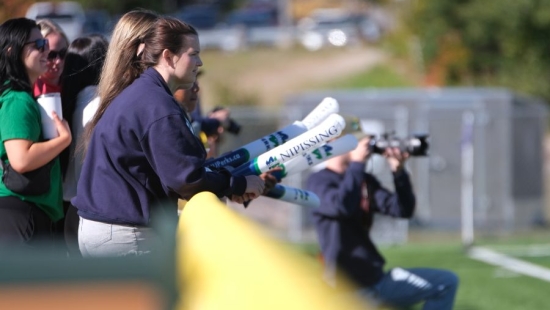 Lakers watching games during NU Homecoming 2025