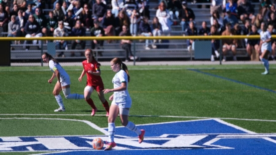 Game of soccer during NU Homecoming 2025
