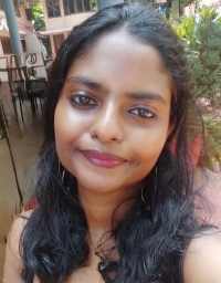 A woman taking a selfie