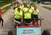 Nipissing University Big Bike team 