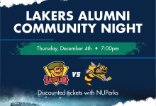 Lakers Alumni Community Night Poster