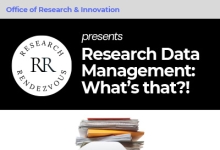 Research Data Management: What's that?!